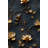 Floral Wallpaper Gold Dark Removable Wall Decor