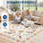 Area Rugs Modern Non-Slip Washable Rug Mark Resistant,Floral Farmhouse Carpet,Non-Shedding for Living Room Bedroom-902021337-902021332