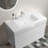 Schear 35.8 " W Free Standing Wall Mounted 1 Single Vanity Bathroom Vanity With Resin Top-1247085984-1247085991
