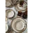 Elegant 16-Piece Dinner Set, Cream Porcelain | Includes 4 Service Plates (9.4 in), 4 Dessert Plates (8.3 in), 4 Dinner Plates (7.9 in), 4 Bowls (5.9 in) | Dishwasher & Microwave Safe, Perfect for Entertaining & Everyday Use
