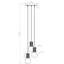 Bernis 3 - Light Brushed Nickel Pendant-371058953