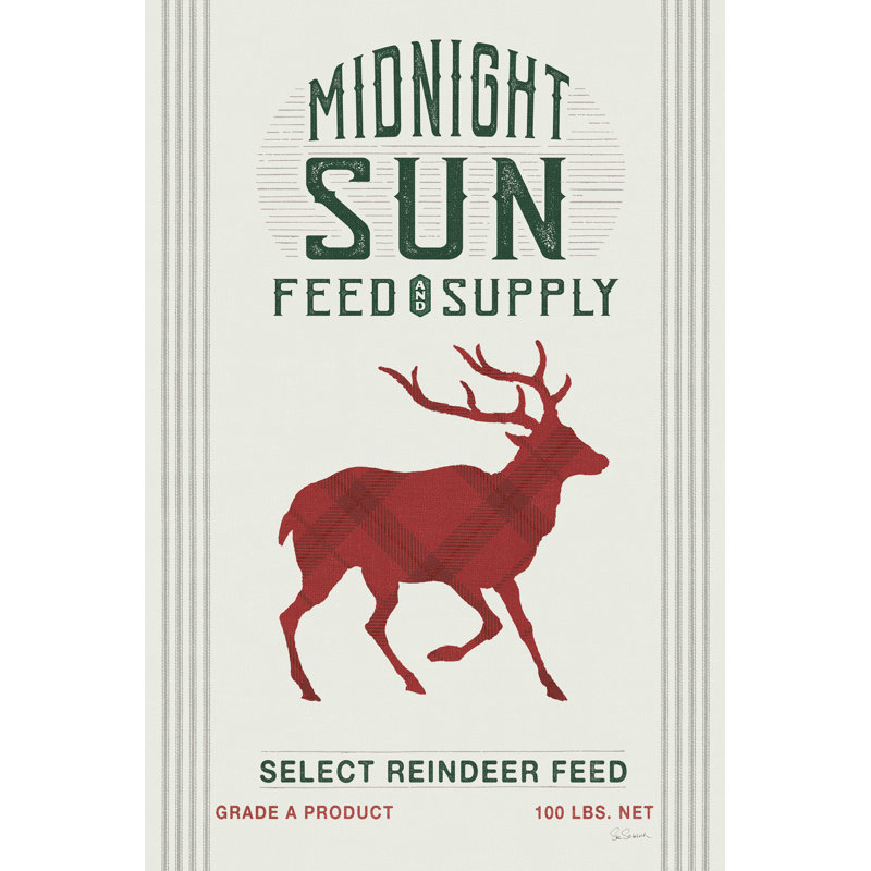 Midnight Sun renne alimentation V2, H 30 po x l 20 po, Non, Toile tendue