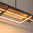 Dimmable Led Kitchen Island Pendant Square / Rectangle Chandelier