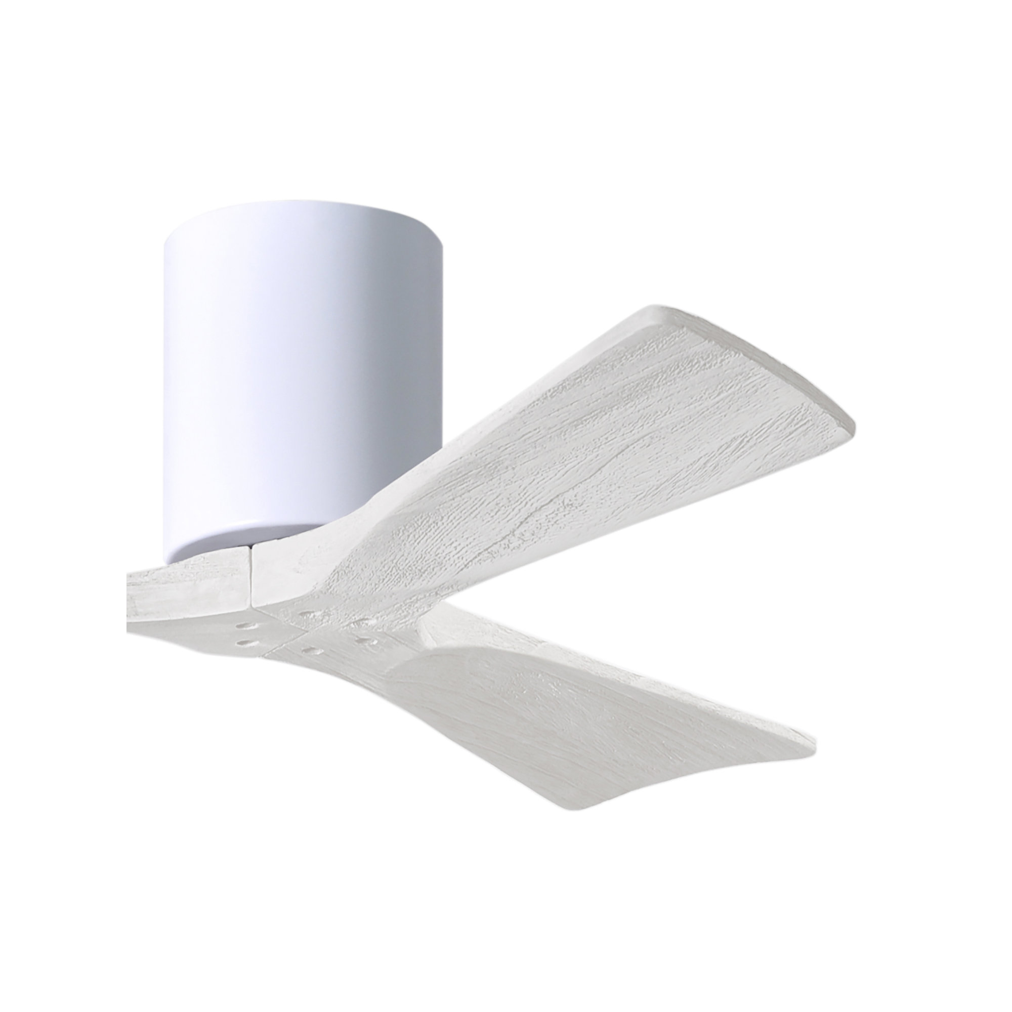Olivier 3 Blade Ceiling Fan, Gloss White, Matte White, 42"