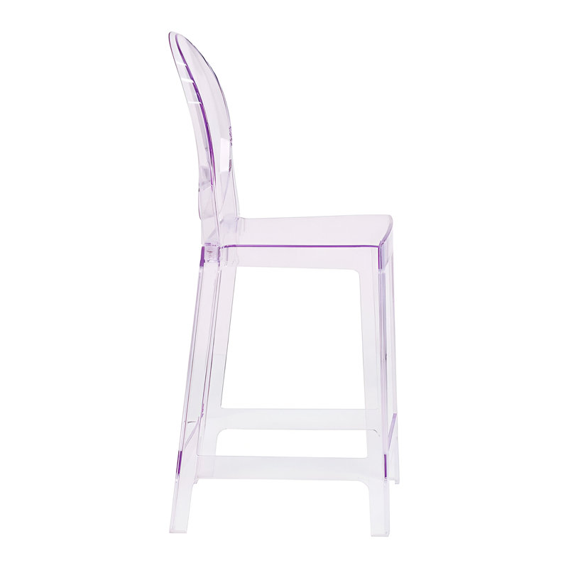 Tabouret fantôme avec dossier de 26 po