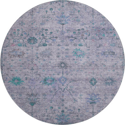 Premium Machine Washable Pinkston Arabesque Rug