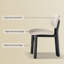 Ensemble de table de salle à manger rectangulaire de style français-104470688