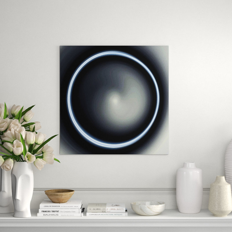 Center Of Light II Print by Jeffrey Goodman, 47" H x 47" W, Outdoor, White/Light Gray