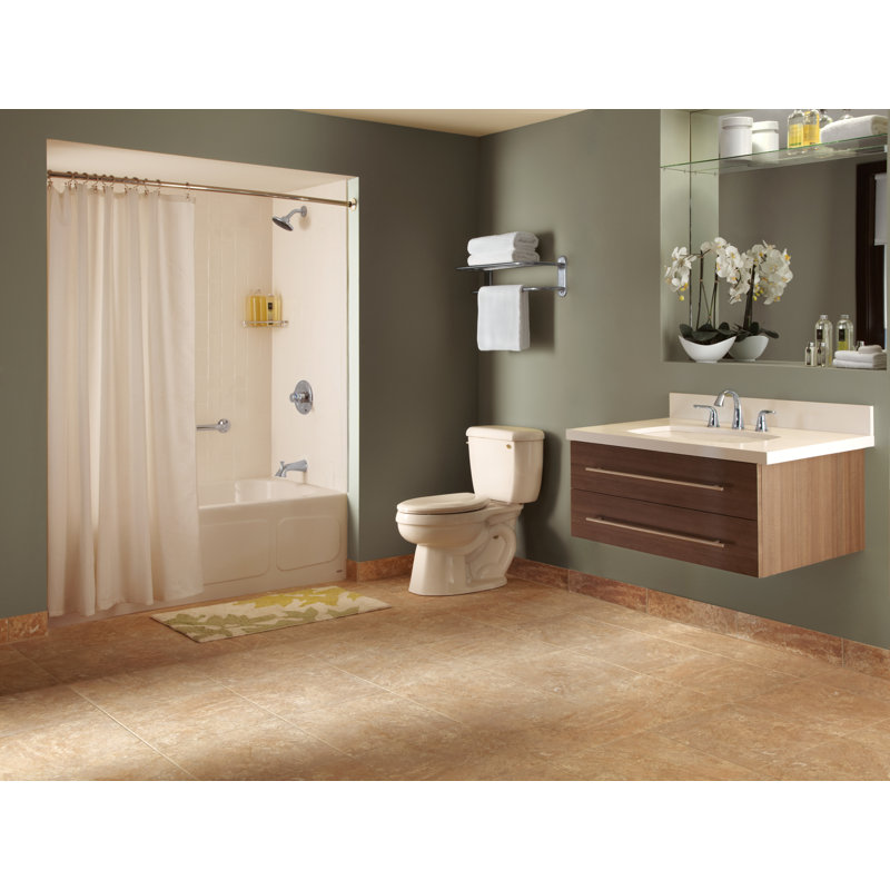Lahara 17 Series Dual-Function Tub Shower Faucet Set, Shower Valve Trim Kit, Chrome