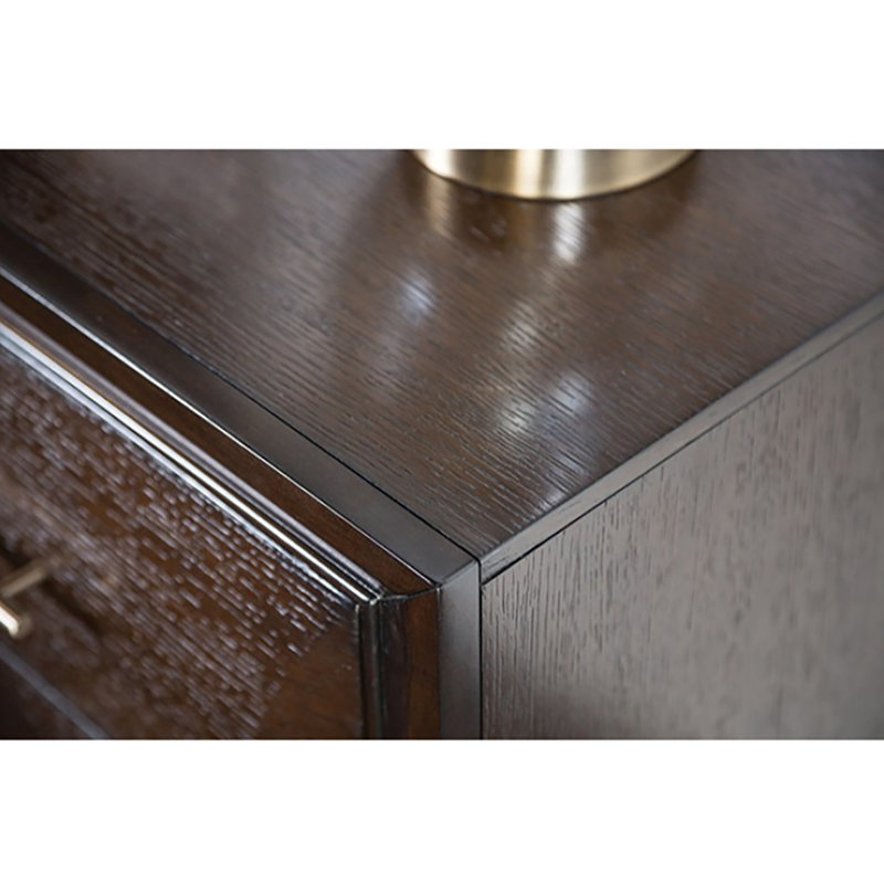 Commode 6 tiroirs Avanell, Espresso