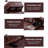 3-Pieces 210" Breathing Leather Power Reclining Theater Sectional with Wireless Chargers and LED Lighting-102670180