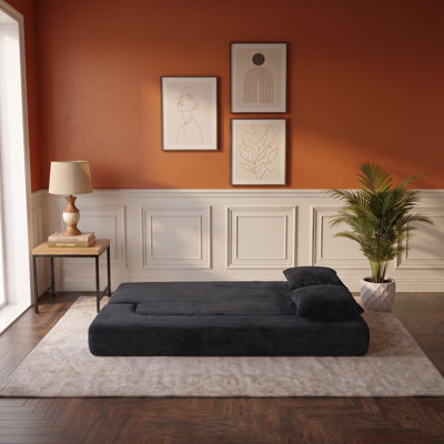 Canapé-lit pliant 74,81 po 2 en 1, aucun assemblage requis, convient aux petits appartements, aux chambres d'amis, aux bureaux et aux locatifs