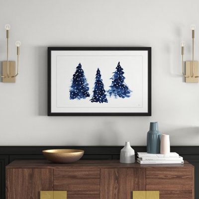 «Trois Arbres» - Impression sur papier encadrée