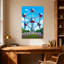 «Scenic & Cityscapes Atomium Brussels Skyline Landmark», reproduction d'art-1037495769