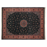 Extra Fine Kashan One-of-a-Kind 9'3" X 12'3" Area Rug