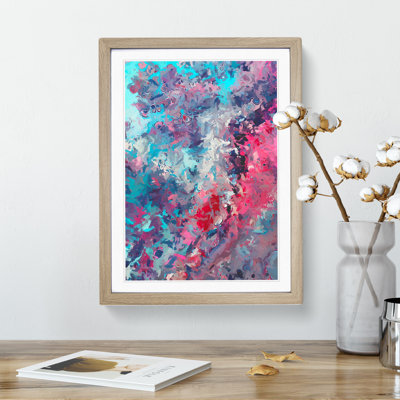 Splash Of Love Abstract - Single Picture Frame Painting