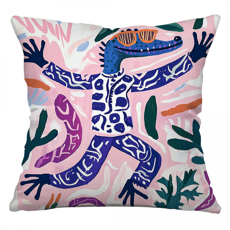 Coussin Quirky, Carré 14 po