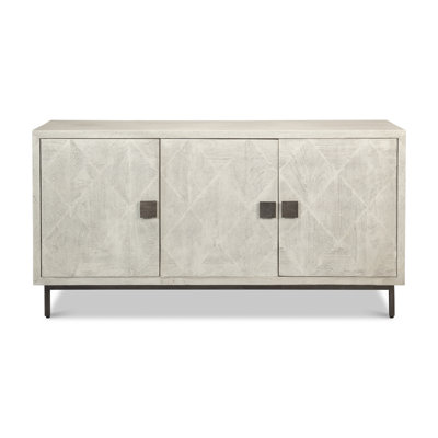 Buffet en bois massif de manguier de 70 po de largeur Bricka