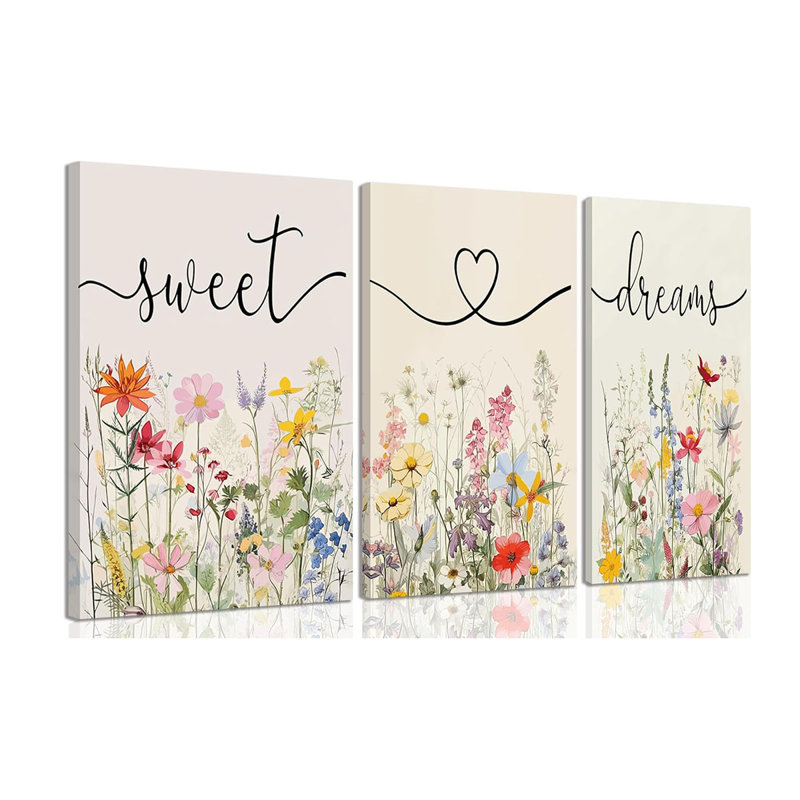 3 Piece Wrapped Canvas Print