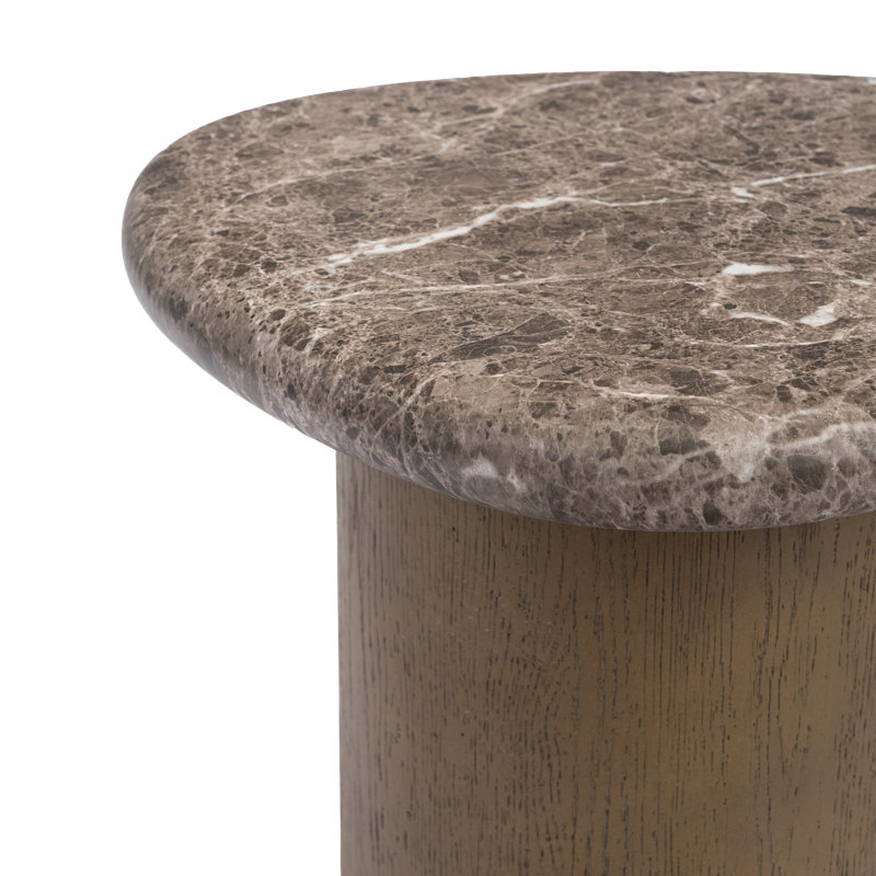 Table gigogne Marbello, Faux Travertine