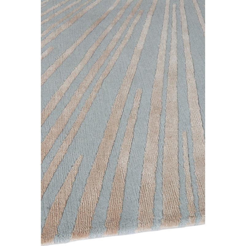Winch Design Meridian Aqua Area Rug, Rectangle 7' x 10'