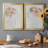 " Fashion Floral Silhouette I " 2 - Pieces Painting Print-949202883-949202909