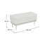 Cubi Polyester Blend Upholstered Bench-15392233