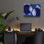 Art mural en verre 9 pi Coastal Chinoiserie par Yvette St. Amant-733173864