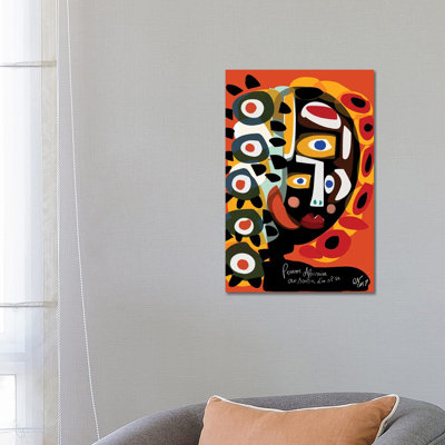 African Woman Is Dreaming by Emmanuel Signorino - Wrapped Canvas Print