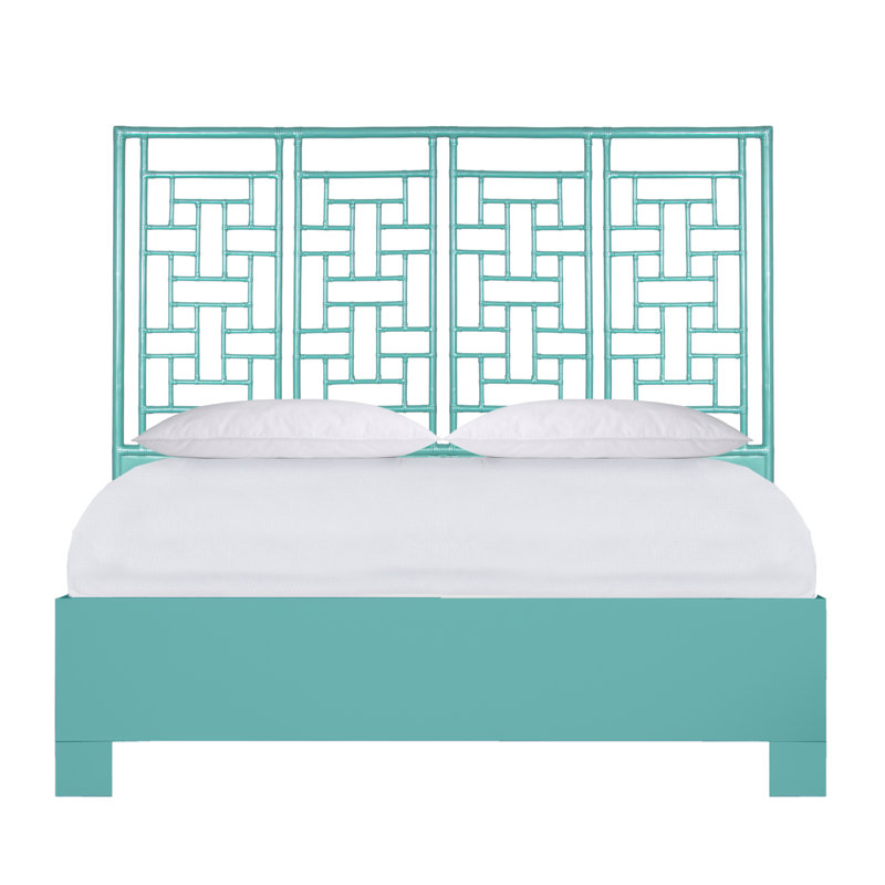 Lit plateforme Ohana, Très grand, Turquoise