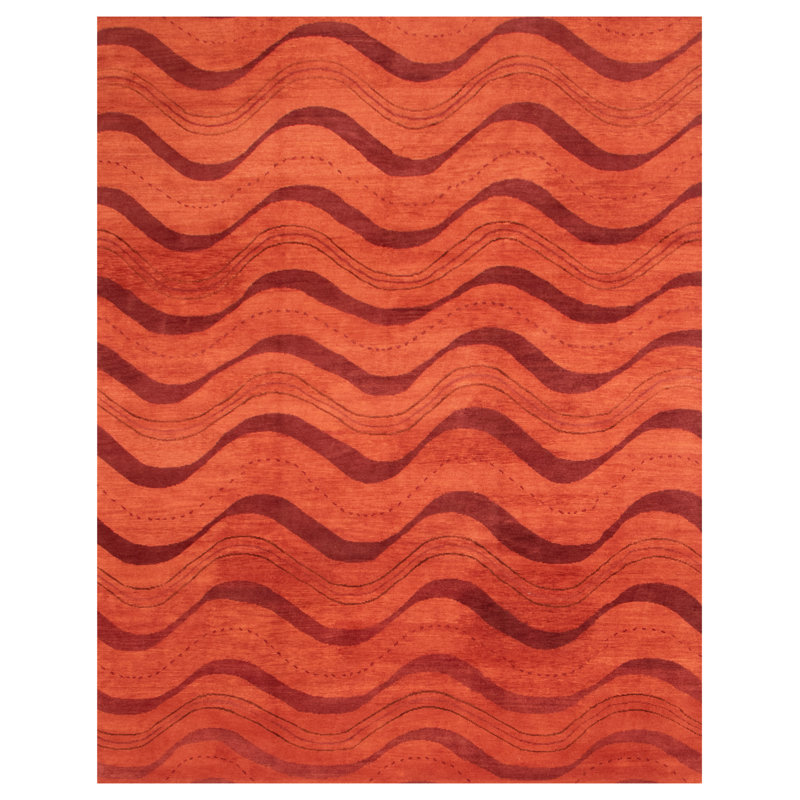 Wool Abstract Indoor Rug