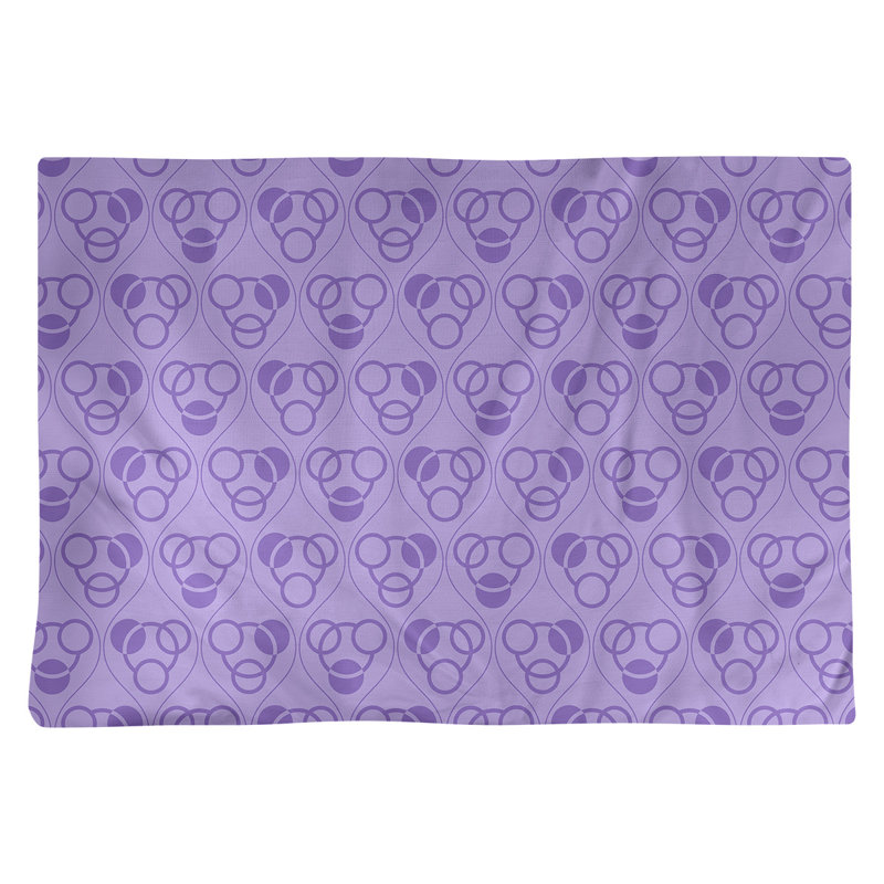 Napperon en coton 18 "Classic, Mauve, Coton