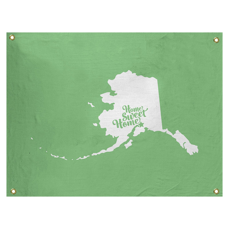 Polyester Tapestry, 59" H x 80" W, Green
