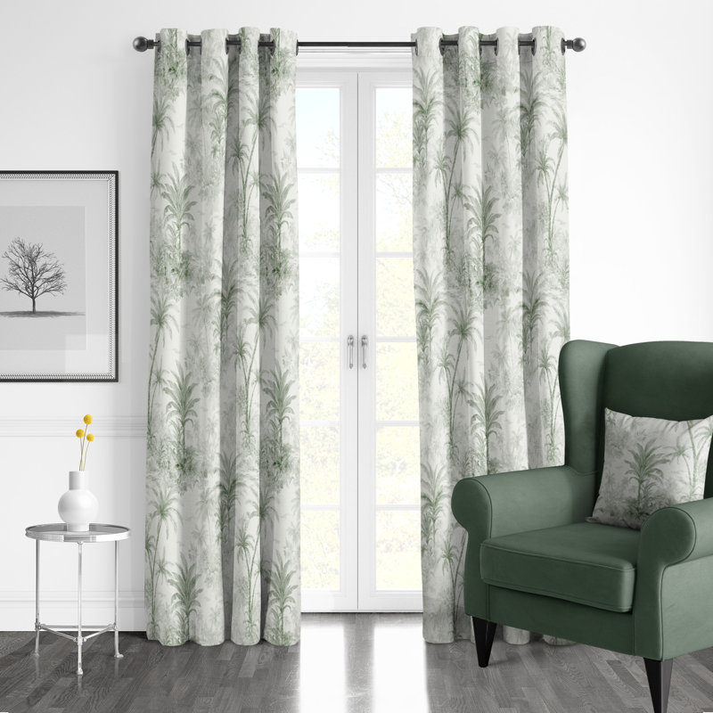 Palmora Toile, 50" W x 120" L, Sweet Grass