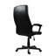 Fauteuil de direction à dossier moyen, noir