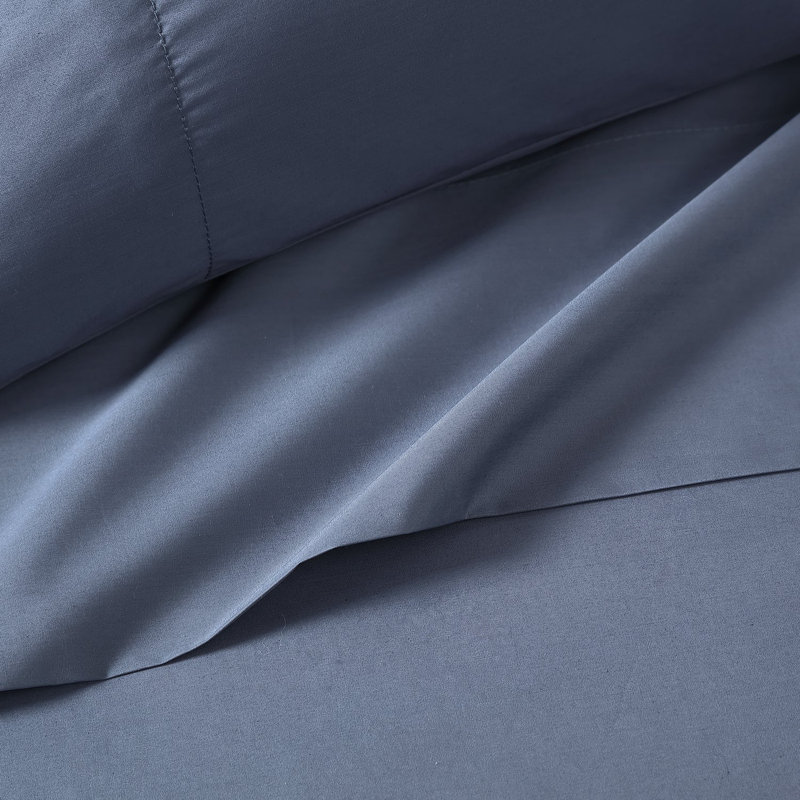 Hotel Percale Sheet Set, Slate, California King