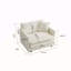 Ensemble de canapé modulaire moderne en chenille 3 pièces à assise profonde, idéal pour le confort et les agencements de salon polyvalents.