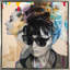 Hepburn Double Portrait by Colio - Floater Frame Graphic Art on Canvas