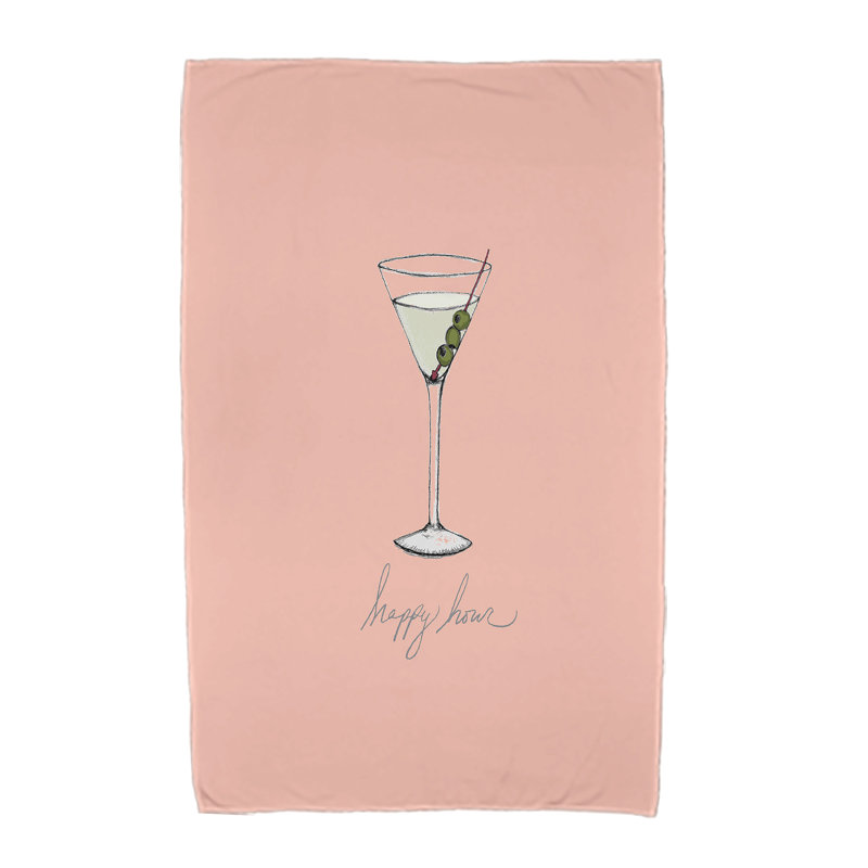 Serviette de plage Josefien, Corail