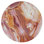 Ensemble de 4 sous-verres ronds en grès naturel Coral Agate