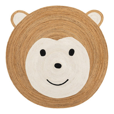 Kids Braided Jute Novelty Handmade Jute / Sisal Rug