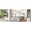 Lit en bois avec lit gigogne simple-157738084-157738080