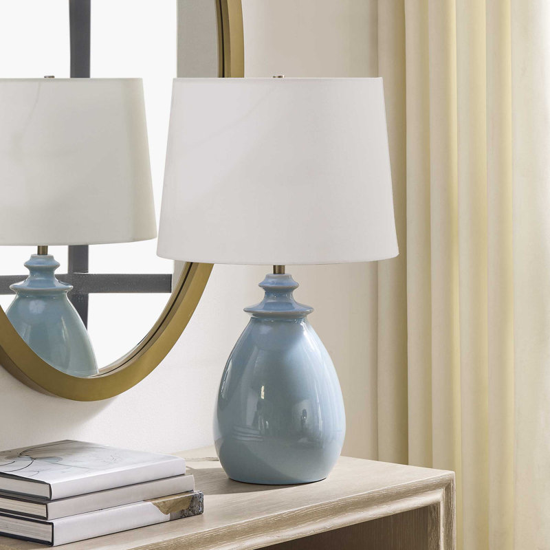 Uttermost Lorene Light Blue Table Lamp