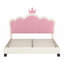 Lit princesse rembourré, lit plateforme-1197305137-1197305134