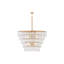 Luminaire suspendu 8 lumières 35 "Vionne