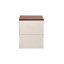 Solid + Manufactured Wood Bedside Table-169144473
