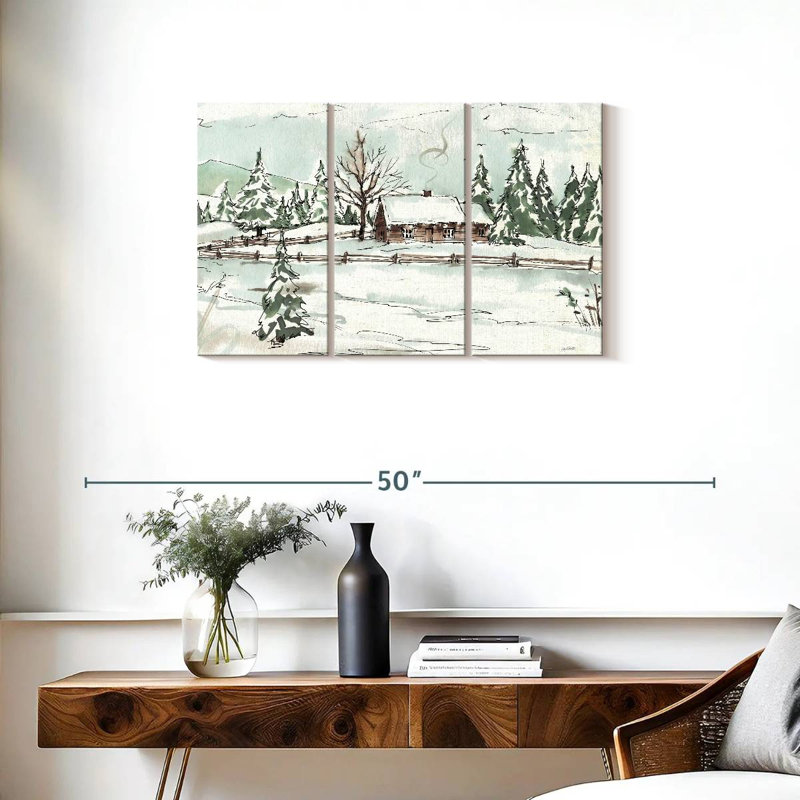 Alvord Cozy Winter Wonderland, H 20 po x l 33 po
