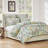 Greenland Home Fashions Pavona 3-Piece Queen Size Jade Duvet Cover Set, 88x92Inch-767083429
