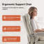 Office Desk Chairs With Foot Rest, Fully Reclining Ergonomic Executive Office Chair With Armrests, High Back Comfy Swivel Computer Chair With Wheels And Lumbar Support-314941344