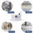 SUPERFLO Macerating Toilet with Upflush Toilet System, 600W Motor, and Waste Pump